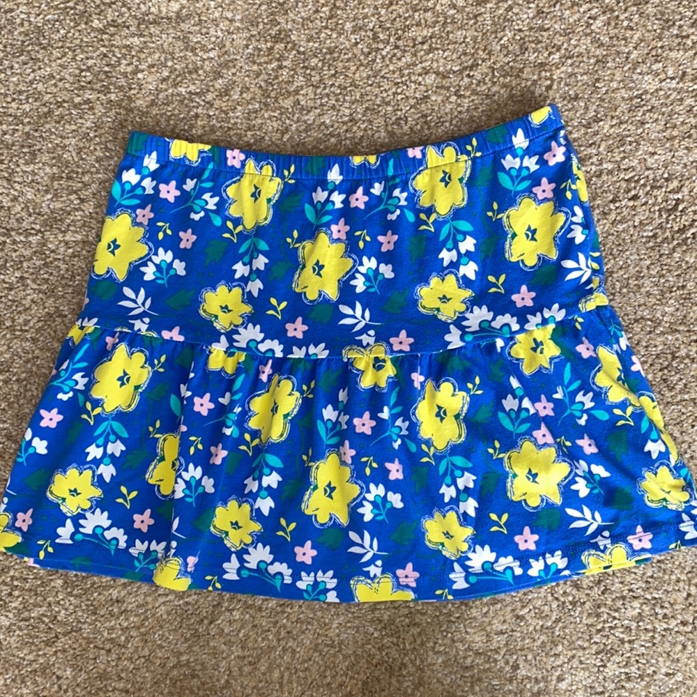 Girls Floral Skirt Size Large
